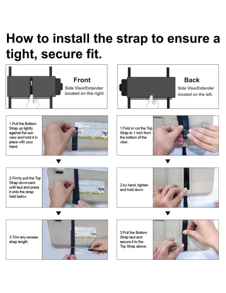 Visera Solar Polarizada Veharvim VH-SV04D Antirreflejo UV400