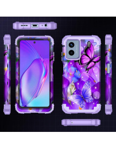 Funda Rancase para Motorola Moto G 5G 2024, Protección 3 en 1 2