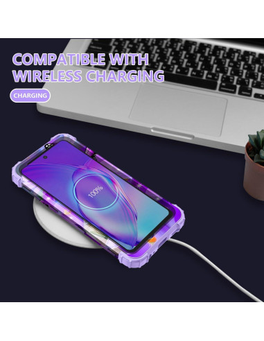 Funda Rancase para Motorola Moto G 5G 2024, Protección 3 en 1