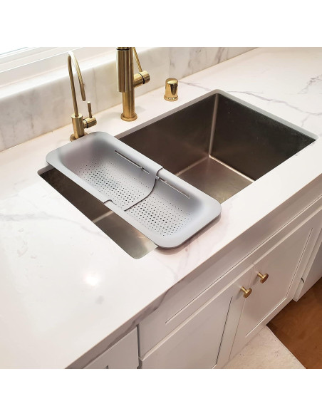 Colador Expandible Makerstep Gris 49.5x20.3 cm - Cocina Colador Expandible Makerstep Gris 49.5x20.3 cm - Cocina