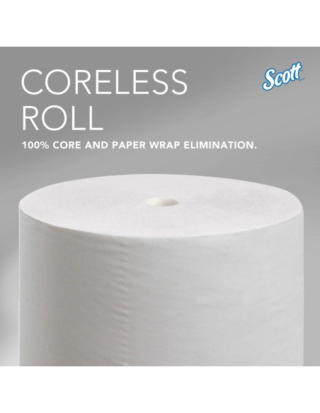 Papel Higiénico Scott Esencial Sin Núcleo 36 Rollos 2-Capas