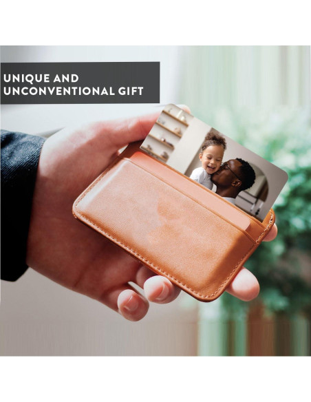 Inserto de Tarjeta de Metal Personalizado Andaz Press 8.57x5.40cm