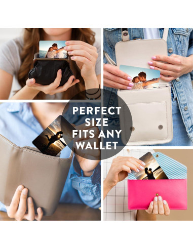 Inserto de Tarjeta de Metal Personalizado Andaz Press 8.57x5.40cm