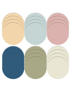 Puntos de Borrado Coloridos Lincia - 24 Piezas 27 cm