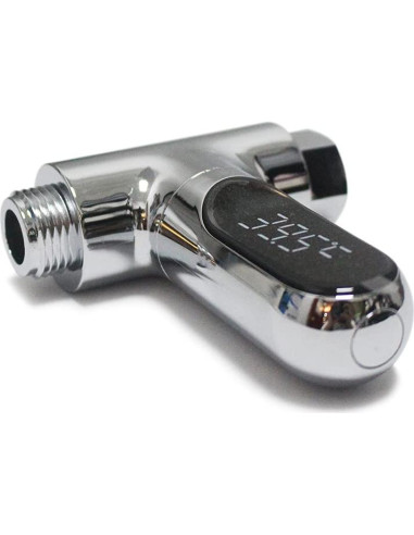Termómetro de Ducha Digital LED SAILINGFLO Plata 5-85C