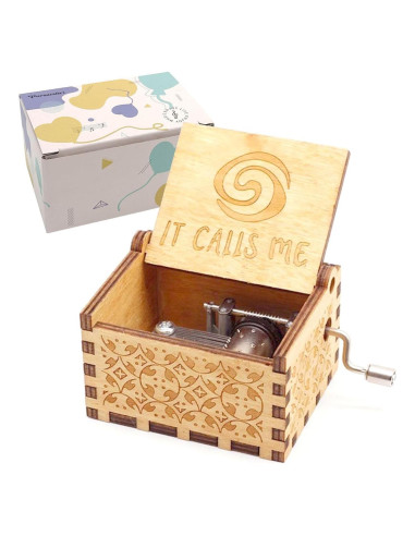 Caja Musical de Madera Pursuestar - Cuánto Lejos Iré, Regalo Único