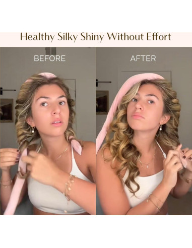 Rizador de Cabello Sin Calor Yanibest Diadema Nocturna