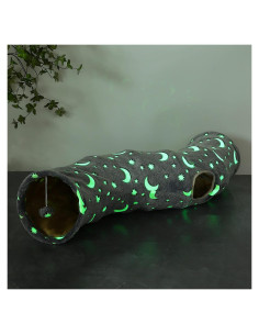 Túnel para Gatos LUCKITTY Fotoluminiscente Plegable 120cm