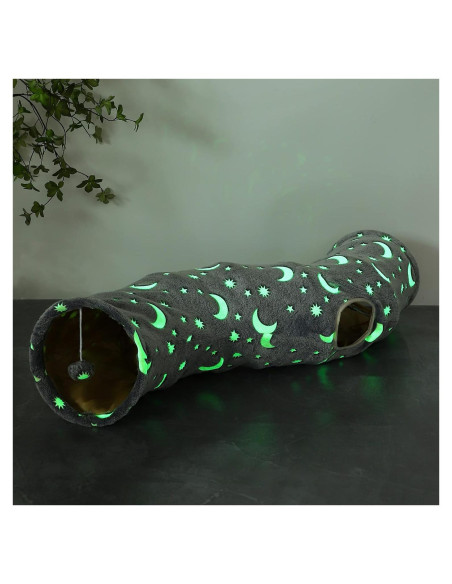 Túnel para Gatos LUCKITTY Fotoluminiscente Plegable 120cm