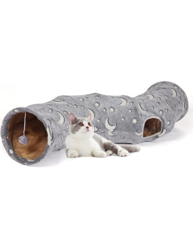 Túnel para Gatos LUCKITTY Fotoluminiscente Plegable 120cm