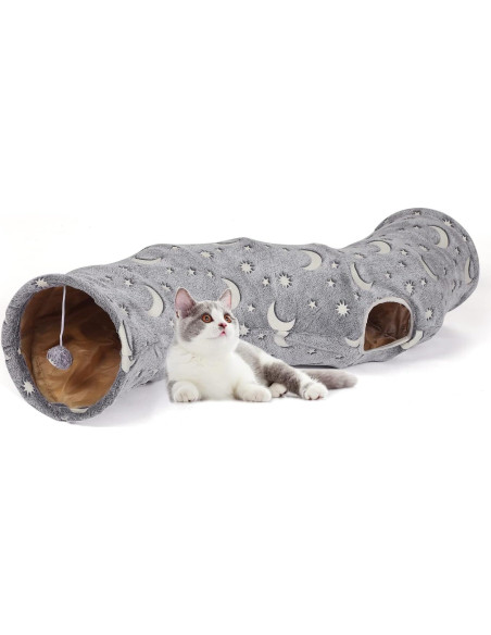 Túnel para Gatos LUCKITTY Fotoluminiscente Plegable 120cm