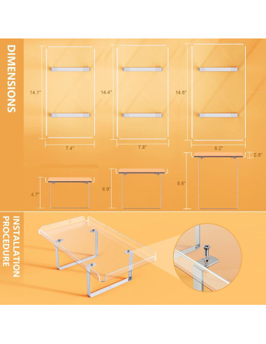 Soporte para Cupcakes Bakzon 3 Niveles Acrílico Transparente