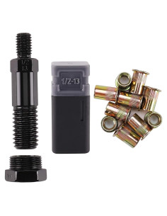 Herramienta de Tuerca de Remache Amjoy 16" con 10 Tuercas