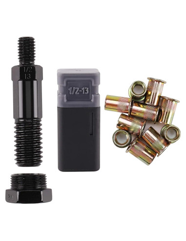 Herramienta de Tuerca de Remache Amjoy 16" con 10 Tuercas