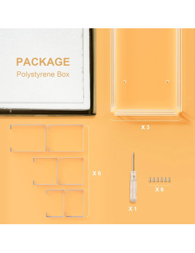 Soporte para Cupcakes Bakzon 3 Niveles Acrílico Transparente