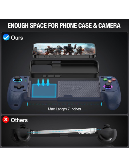 Controlador Inalámbrico de Juegos Mocagen para iPhone/Android