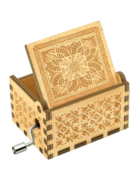 Caja Musical de Madera Pursuestar - Cuánto Lejos Iré, Regalo Único