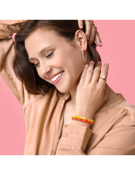 Perlas de vidrio Funtopia 6mm 2700 piezas 70 colores para manualidades Perlas de vidrio Funtopia 6mm 2700 piezas 70 colores para manualidades