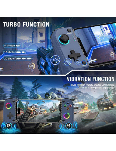 Controlador Inalámbrico de Juegos Mocagen para iPhone/Android