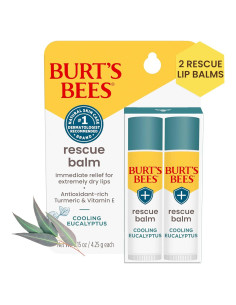 Bálsamo Labial Burt's Bees Rescate Eucalipto 2 Tubos 4.25g