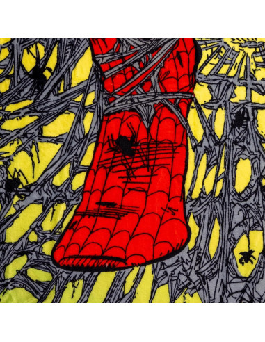 Manta de lanzamiento Marvel Spider-Man 90s 152x114 cm Felpa