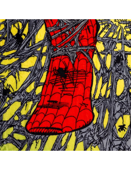 Manta de lanzamiento Marvel Spider-Man 90s 152x114 cm Felpa Manta de lanzamiento Marvel Spider-Man 90s 152x114 cm Felpa