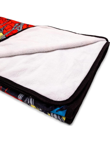 Manta de lanzamiento Marvel Spider-Man 90s 152x114 cm Felpa