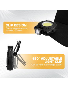 Luz de Trabajo Recargable EverBrite Mini 6 Modos Negra 2