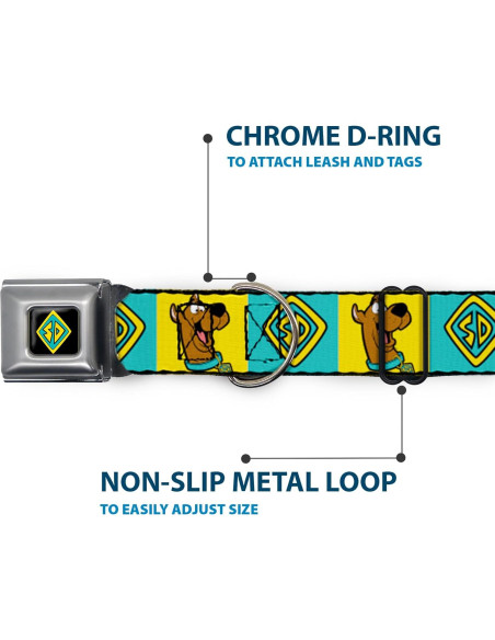 Collar para Perros Scooby Doo Buckle-Down 24.1-33 cm 2.5 cm Collar para Perros Scooby Doo Buckle-Down 24.1-33 cm 2.5 cm