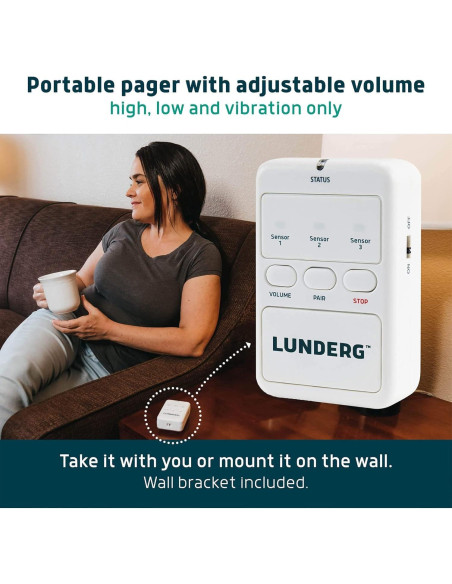 Alarma de Cama y Silla Lunderg - Sensor Inalámbrico para Ancianos