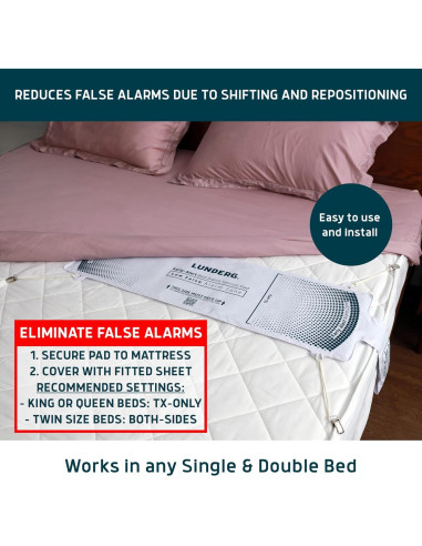 Alarma de Cama y Silla Lunderg - Sensor Inalámbrico para Ancianos