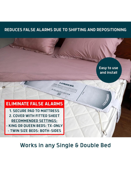 Alarma de Cama y Silla Lunderg - Sensor Inalámbrico para Ancianos