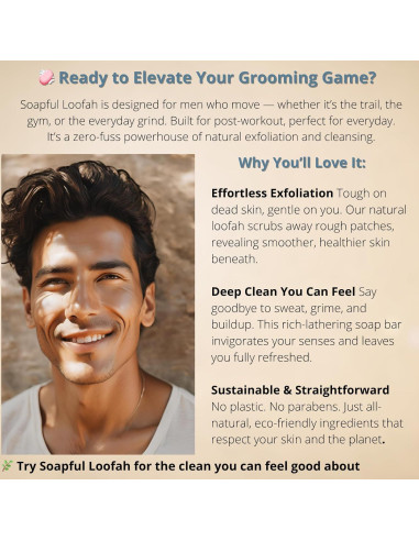 Jabón Exfoliante de Lufa Soapful Loofah Lavanda Eucalipto 330g