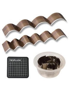 Juego de 10 Cortadores de Esquinas de Cuero YKSPLUSK