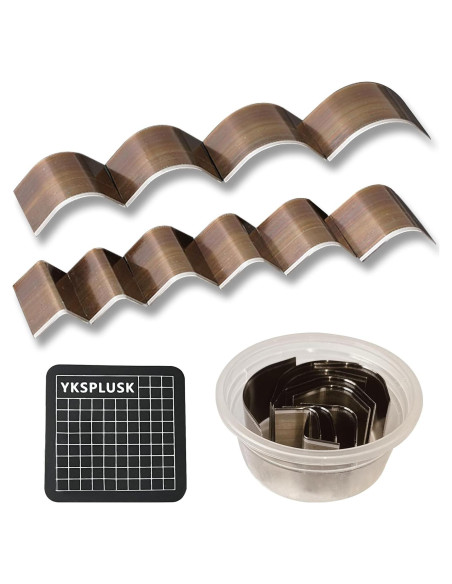 Juego de 10 Cortadores de Esquinas de Cuero YKSPLUSK