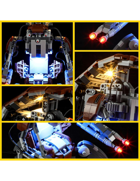 Kit de Luz BOOZUU para LEGO 75381 Droideka - Iluminación LED