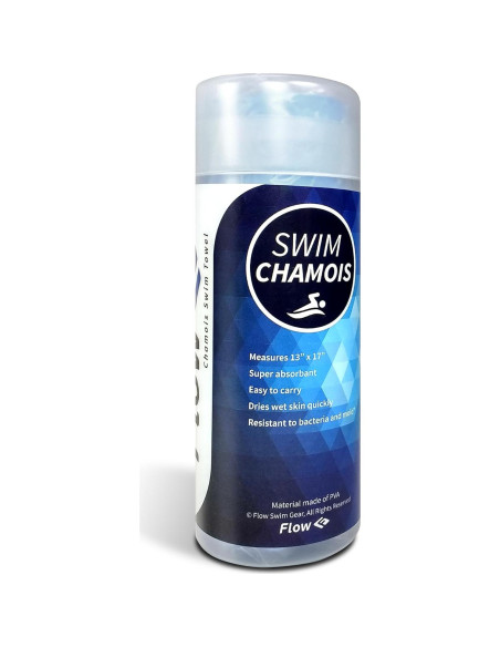 Toalla Chamois Flow Swim Aguamarina - Secado Rápido 43x33cm
