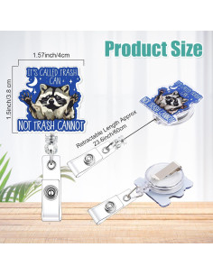 24 Insignias Divertidas Retráctiles Feifeiya para Enfermera 2