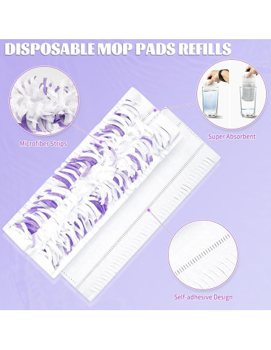 25 Almohadillas Desechables para Mopa Power Swiffer Kusroie