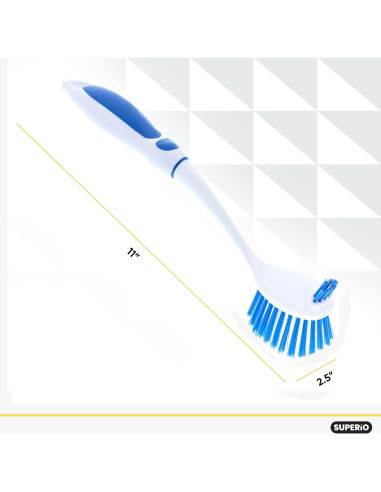 Cepillo de Limpieza Superio para Platos y Verduras - Azul