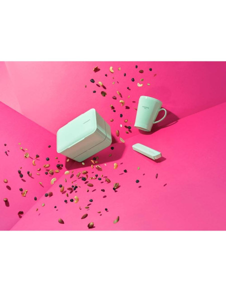 Caja Bento Ecológica TAKENAKA Menta 1155 ml Microondas Caja Bento Ecológica TAKENAKA Menta 1155 ml Microondas