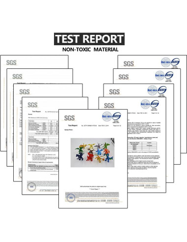 Juego de 12 Figuras de Dragón Mini 10.16 cm ValeforToy