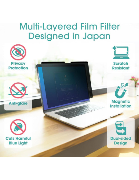 Filtro de Privacidad Magnético Bellemond 13.3" Anti-Reflejo