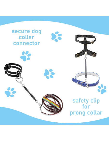 Clips de Collar de Prong Cobee Reflectantes Ajustables 2 Pcs Clips de Collar de Prong Cobee Reflectantes Ajustables 2 Pcs