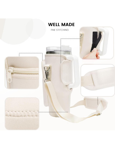 Bolsa Portavasos DCLMALL para Taza Stanley 40oz con Asa