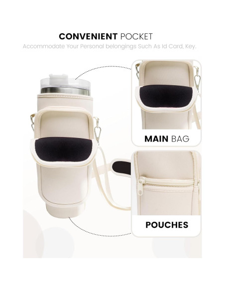 Bolsa Portavasos DCLMALL para Taza Stanley 40oz con Asa