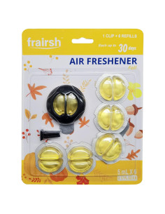 Ambientadores de Aire para Auto Frairsh Otoño 6 ct 180 Días