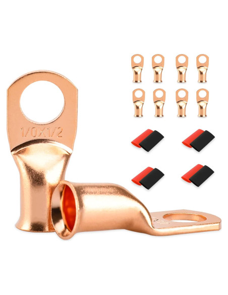 Conectores de terminal de batería SDZONGES 1/0 AWG 8 PCS