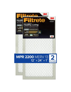 Filtro de Aire Filtrete 30.48x60.96 cm MERV 13 Paquete de 2