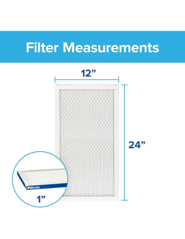 Filtro de Aire Filtrete 30.48x60.96 cm MERV 13 Paquete de 2